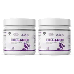 NIBRAY - Colageno Resveratrol Biotina Zinc Pack 2 Frascos Beauty