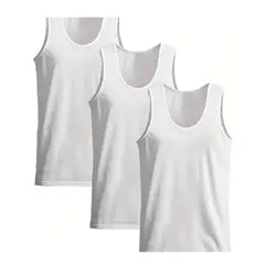 RYBIU IMPORT - Pack 3 Bivirí Blanco Hombre