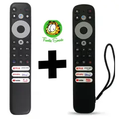 UNIVERSAL - Control remoto de para TV inteligente TCL RC902V Funda Negra