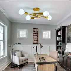 GENERICO - Lámpara Colgante Style Luces, Incluye 4 Focos