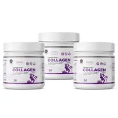 NIBRAY - Pack 3x2 Colageno Resveratrol Biotina Zinc Vitamina C Gomitas