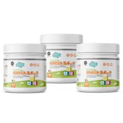 NIBRAY - Omega 3 6 y 9 DHA ARA EPA Colina para Niños Pack 3x2 Kids
