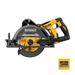 DEWALT - Sierra Circular 7 1/4" Flexvolt 60v Sin Bat/Carg DCS577B