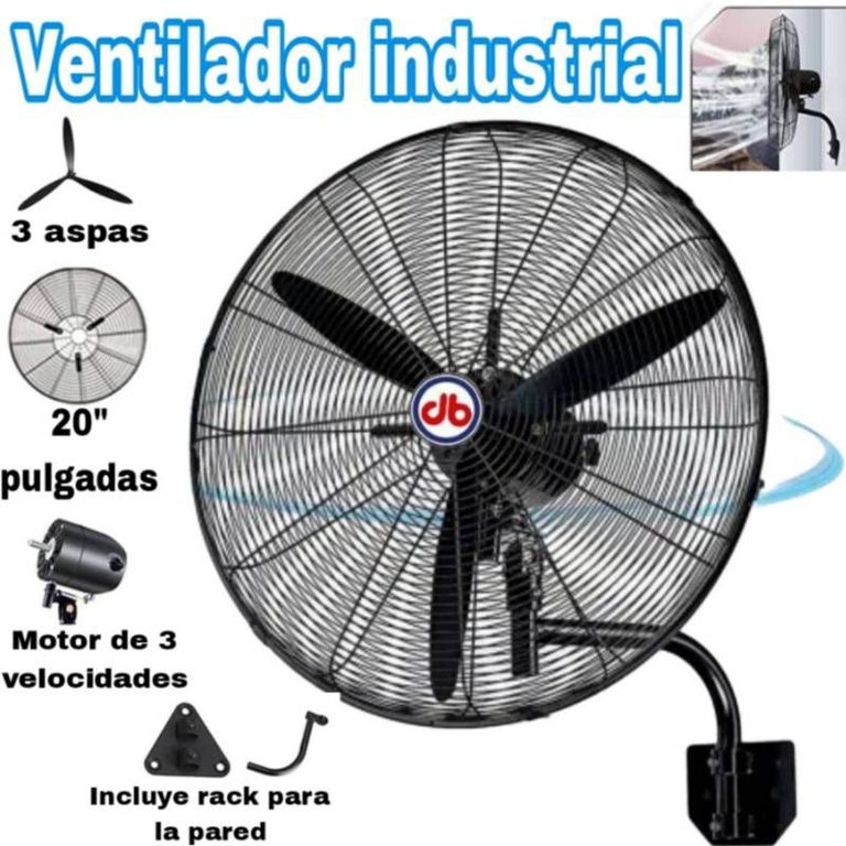 Ventilador De Pared JBO de 20 Pulgadas 130 WATTS
