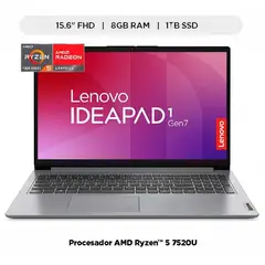 LENOVO - IP 1 RYZEN 5 7520U 8GB DDR5 1TB SSD 15.6 FHD