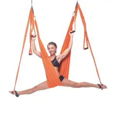 ULTIMATE FITNESS - Columpio - Trapecio Aero Yoga Naranjo