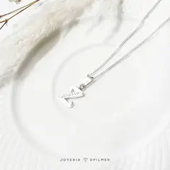 JOYERIA D'PILMER - CADENA DE PLATA CON DIJE LETRA Z