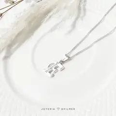 GENERICO - CADENA CON DIJE INICIAL LETRA E