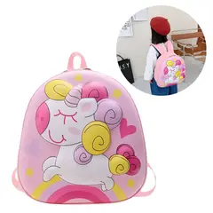 ELMEJORPRECIO - Mochila para Niños Diseño con Relieve de Unicornio Rosado