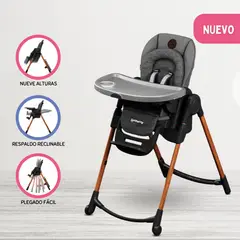 MAXI COSI - Silla de Comer Graduable 6 en 1 »MINLA ESSENTIAL» Light Gray