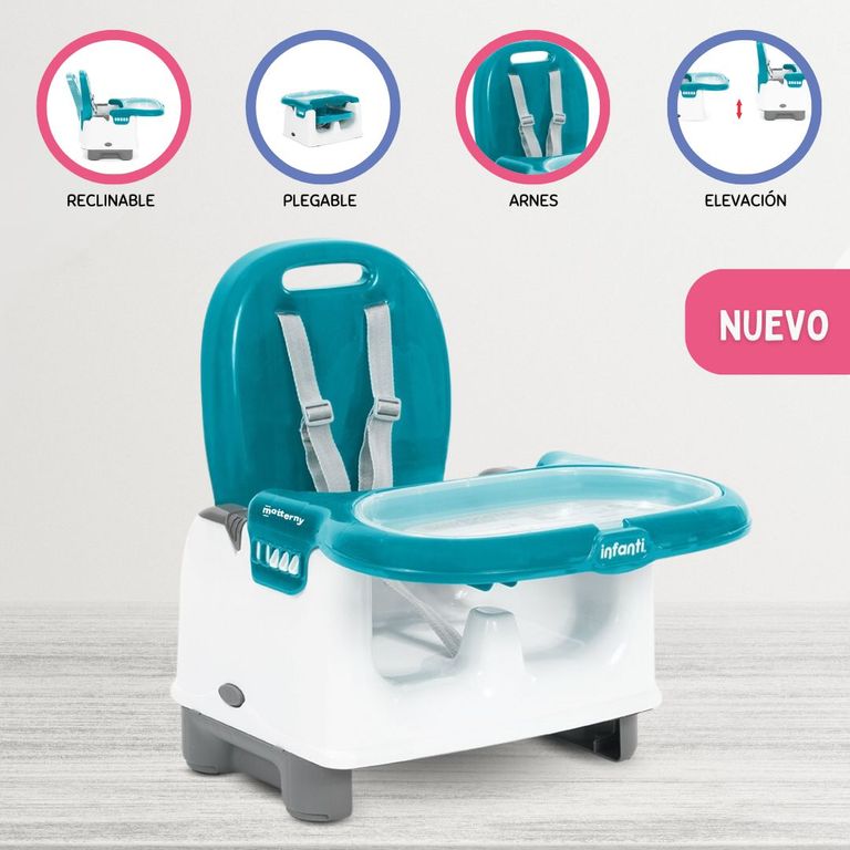 Silla de Comer Portátil para Bebé «MILA» Blue