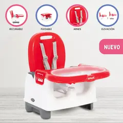 INFANTI - Silla de Comer Portátil para Bebé «MILA» Red