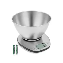 GENERICO - Balanza Gramera Digital Premium Acero Inoxidable 5Kg