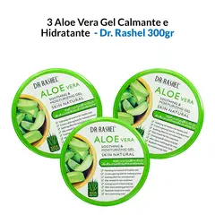 GENERICO - 3 Aloe Vera Gel Calmante e Hidratante 300gr Dr Rashel