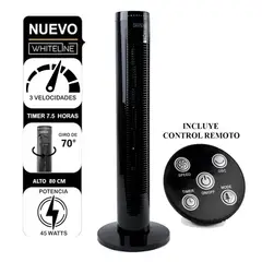 WHITELINE - Ventilador Torre YF-T03214