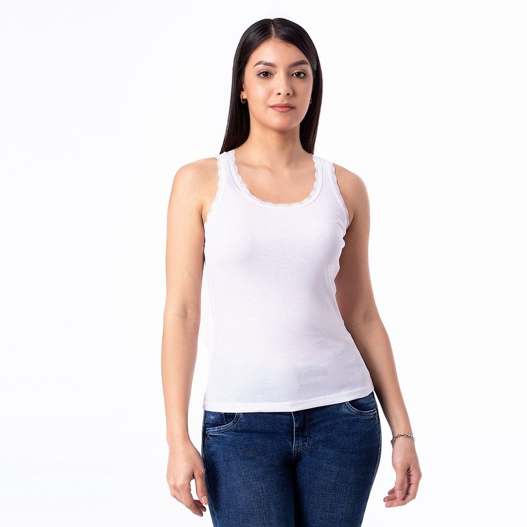Polo Basico Rib Larisha_S Mujer