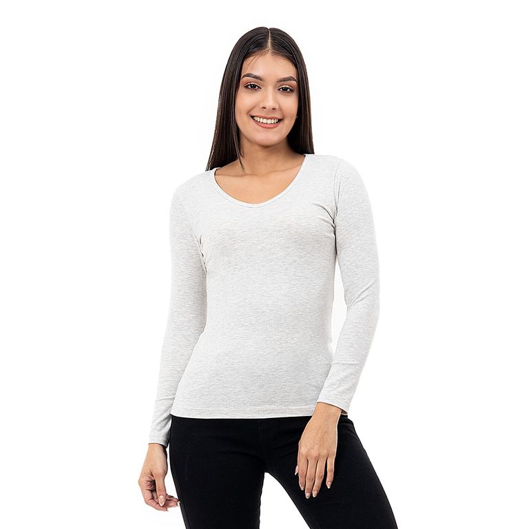 Polo Basico Jersey Full Lycra Miriam Mujer