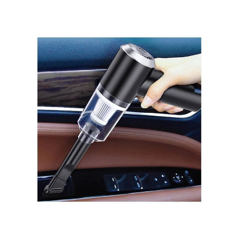 Aspiradora portatil multiusos para Auto Recargable negro