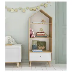 VENTITAS HOME - Librero Ken Rovere y Blanco