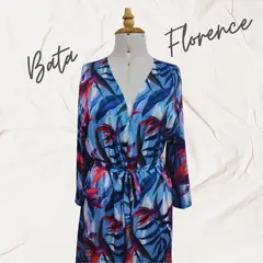 SENSA SILK - Bata mujer seda con cinturon salida de cama pijama kimono