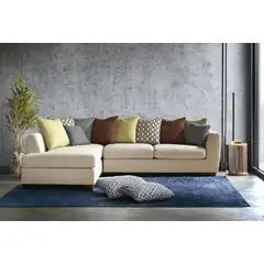 GENERICO - Sofá Seccional Polaco Beige De 210X150 Cm
