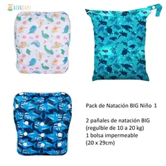 GENERICO - Pack Pañales de Natación 10-20 kg-Boy 1