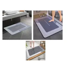 GENERICO - Alfombra Tapete Super Absorbente Antideslizante para Baño