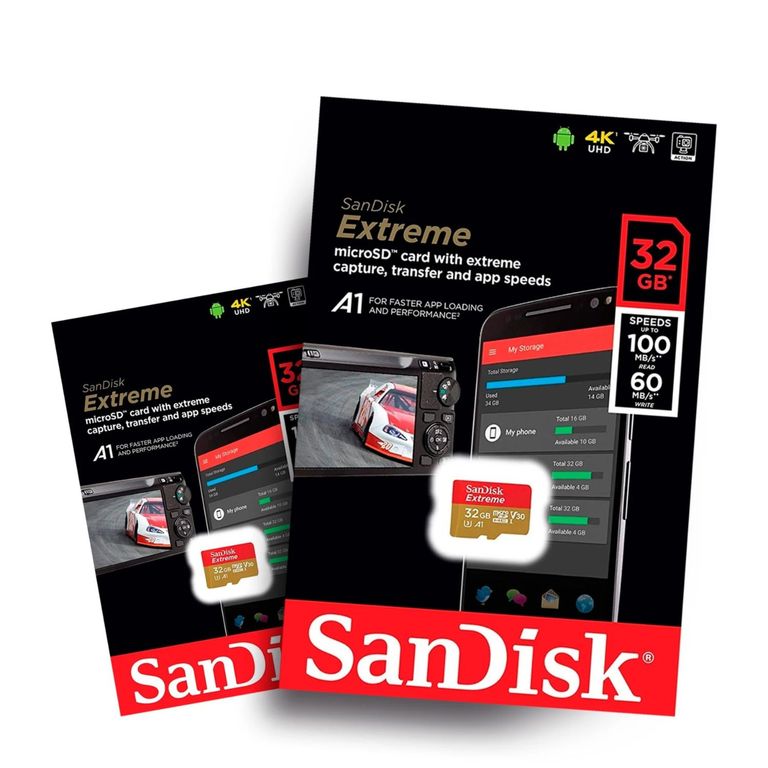 Memoria Extreme Micro SD 32GB 100MBs