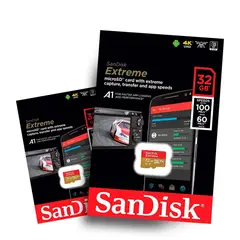 SANDISK - Memoria Extreme Micro SD 32GB 100MBs