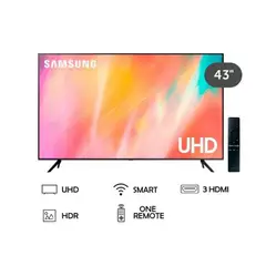 SAMSUNG - Televisor 43 Smart TV UHD 4K UN43AU7090GXPE
