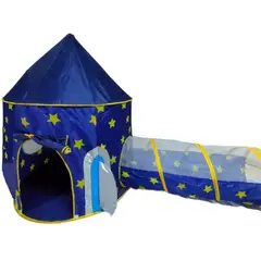 EVERBEST - Juego de 2 Piezas de Carpa y Tunel Infantil Azul