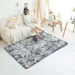 CASATEX - ALFOMBRA PIEL DE OSO GRAY 200x240cm para SALA DORMITORIO