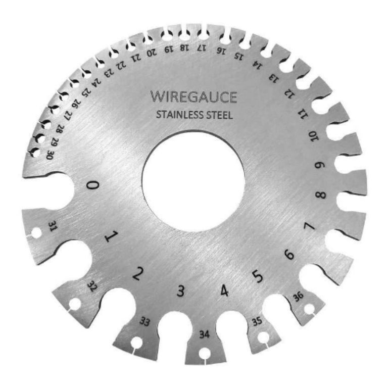 CALIBRADOR DE ESPESORES AWG SWG