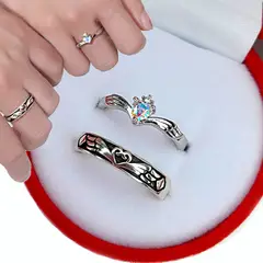 GENERICO - Anillo Para Pareja Promesa Amor Eterno- Mi Otra Mitad