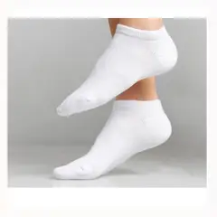 RYBIU IMPORT - Taloneras Blancas Pack 6 Mujer