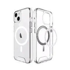 CASE - Space para iPhone 12 Pro Max Magnetic Wireless Charger Transpar