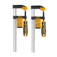 INGCO TOOLS - Pack x2 Prensa Sargento Tipo F 50 x 250MM Industrial Ingco
