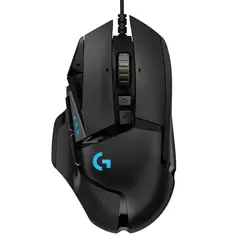 LOGITECH - MOUSE G502 HERO 16,000 DPI RGB BLACK (910-005469)