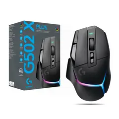 LOGITECH - Mouse G502 X Plus Negro RGB Wireless LIGHTFORCE
