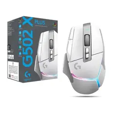 LOGITECH - Mouse G502 X Plus Blanco RGB Wireless LIGHTFORCE