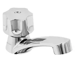 TRUPER - Llave caño de lavadero lavamanos ABS cromado FOSET