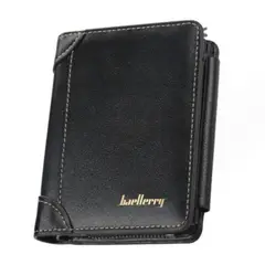 BAELLERRY - Billetera de Cuero Vegano PU de Tres cuerpos D9159