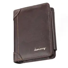 BAELLERRY - Billetera de Cuero Vegano PU de Tres cuerpos D9159