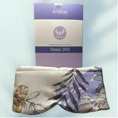 TEOFANIA - ANTIFAZ ACOLCHADO EN SEDA FLOREADO-TEOFANIA