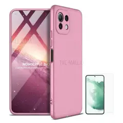 GKK - CASE ROSADO 360 XIAOMI MI 11 LITE Y VIDRIO