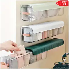 GENERICO - Caja de almacenamiento multifuncional sin perforaciones color aleatorio