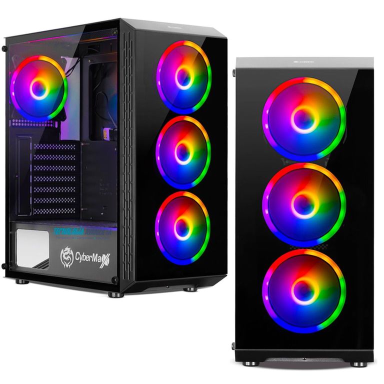 Case Gamer Commander Cbx 5009 4fan Doble Ring Usb 3