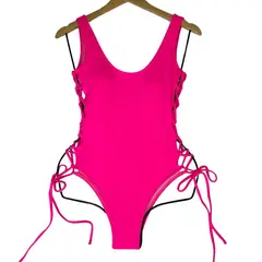 LIMA BIKINI - Ropa De Baño Entera Mujer Costado Descubierto