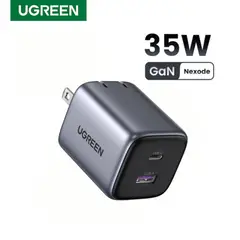 UGREEN - Cargador Gan 35w USB Tipo C Nexode