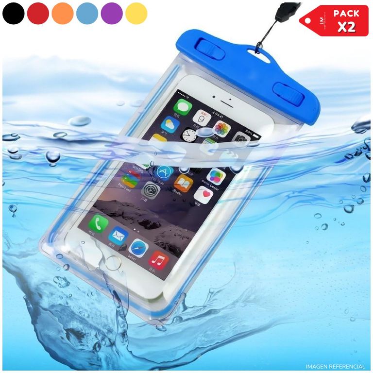 Bolsa impermeable funda de teléfono anti agua PACK X2